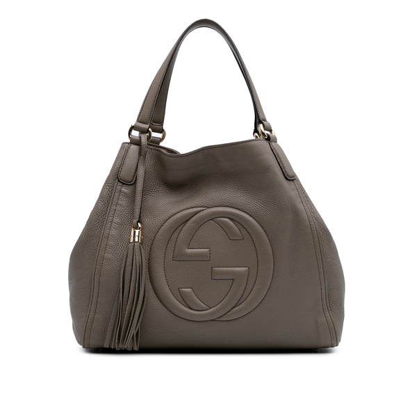 Pre-Loved Gucci Medium Leather Soho Cellarius Tote - Picture 1 of 9